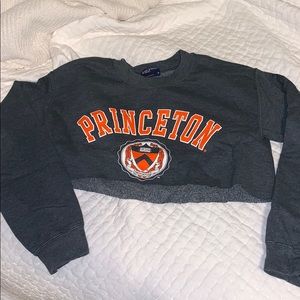 Princeton crop sweatshirt